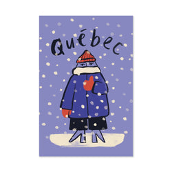 Carte postale | QUÉBEC EN HIVER | PAPEROLE