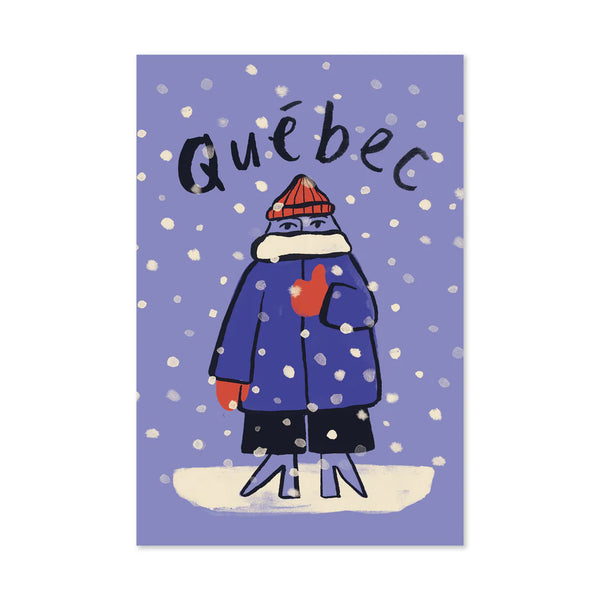 Carte postale | QUÉBEC EN HIVER | PAPEROLE