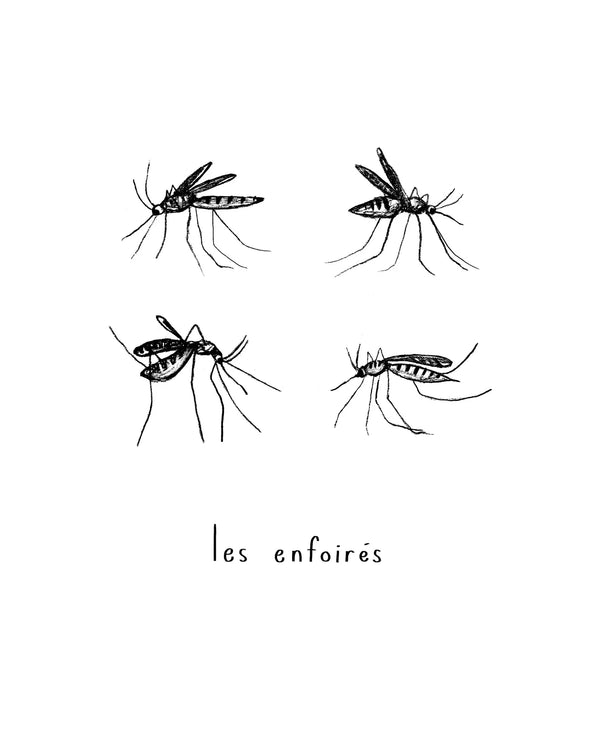 Illustration | Les enfoirés | Geneviève Andersen