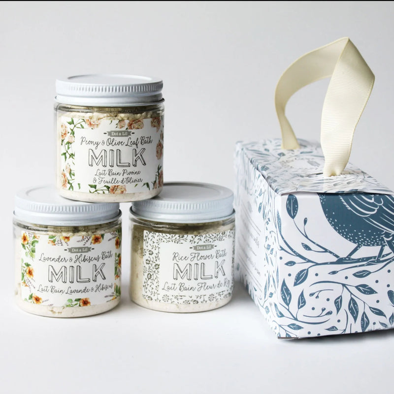 Coffret cadeau lait de bain | Dot & Lil