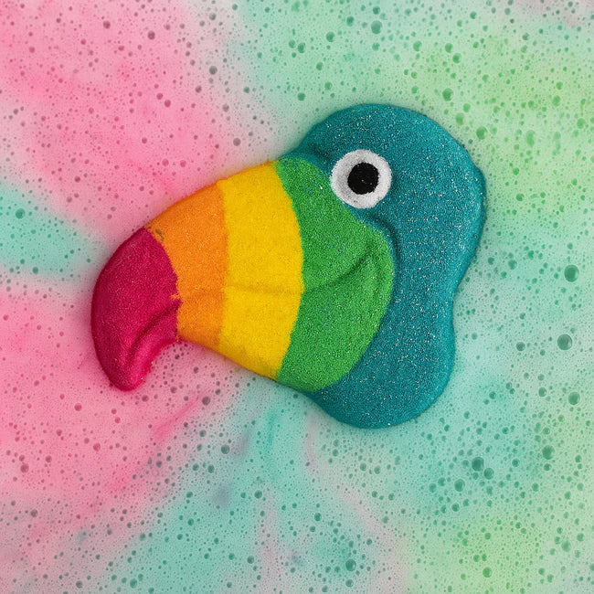 Bombe de bain avec jouet caché | Toucan | LA FABRIK