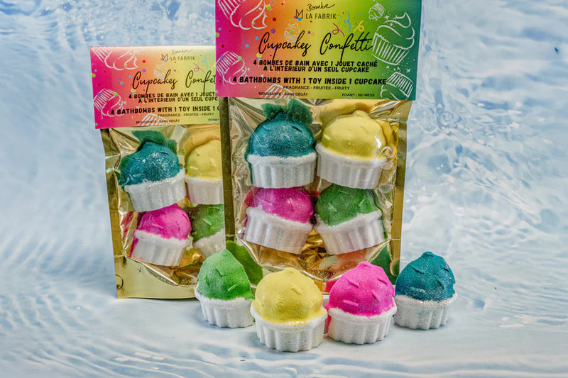 Bombe de bain avec jouet caché | Cupcakes | LA FABRIK