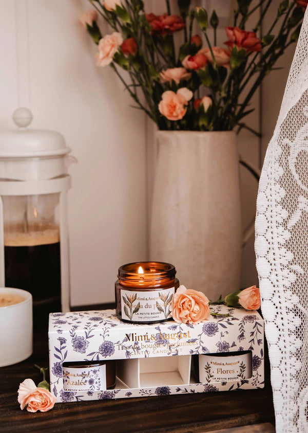 Trio de bougie | The secret garden box set | Mimi & August