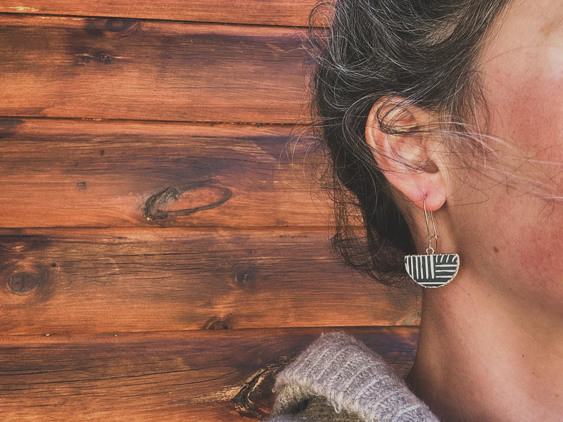 Boucles mi longue | anneau ovale allongé | BOUCLE D'OR