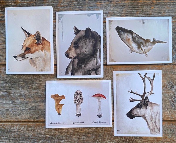 Carte de souhait | aquarelle | Arima design
