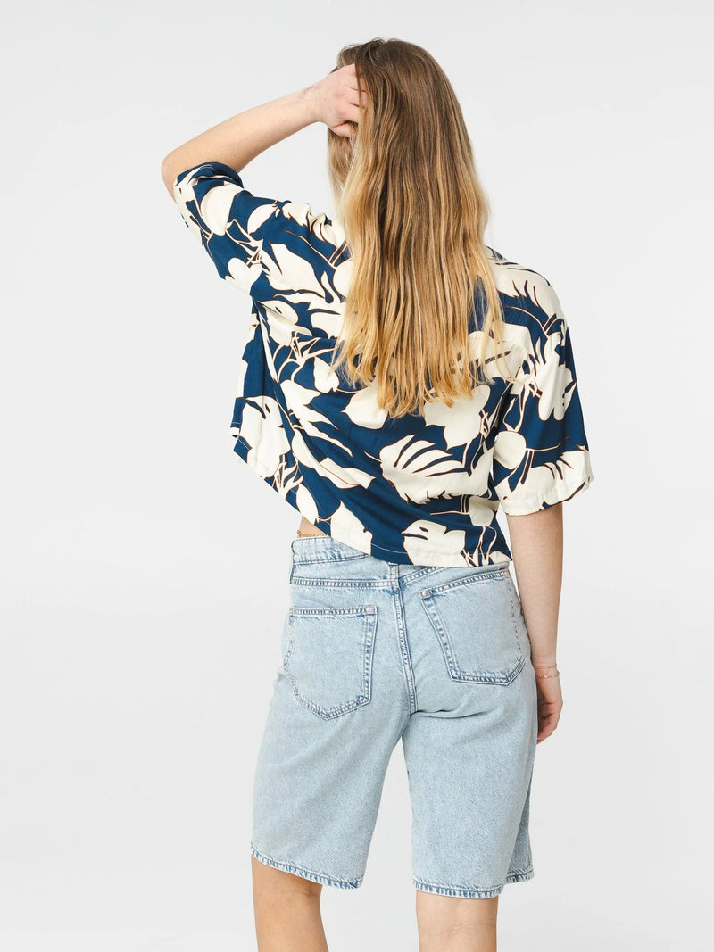 Blouse Pivoine | Bleu fleuri | Ananas & Bananas