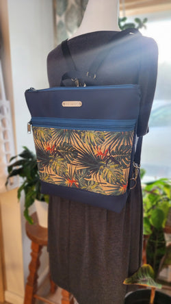 Sac Nini liège | Palmier fleuris| Origamy