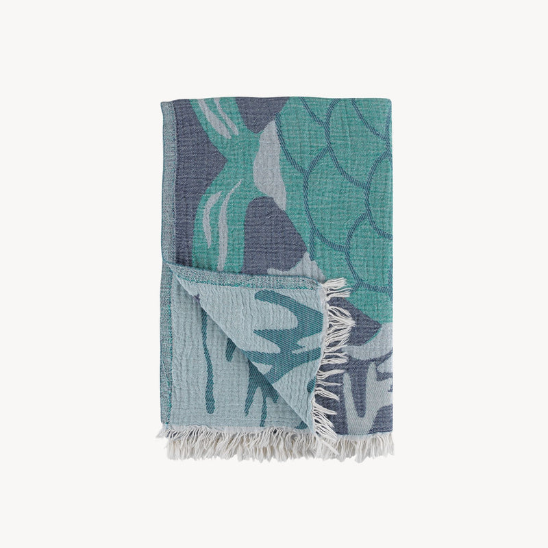 Serviette Crinkle Tropical Fish | Pokoloko