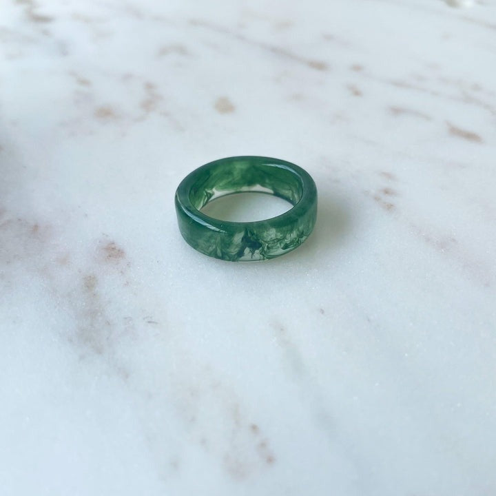 Bague nuage vert | Horace jewelry