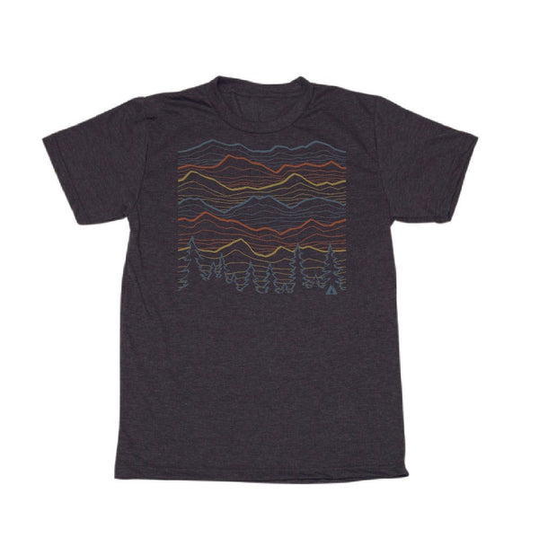 T-shirt Mountain Lines | Ambler