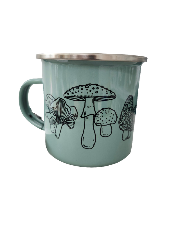 Tasse de camping émaillée | Nature | Retour à la terre