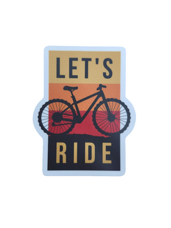 Autocollant Let's ride