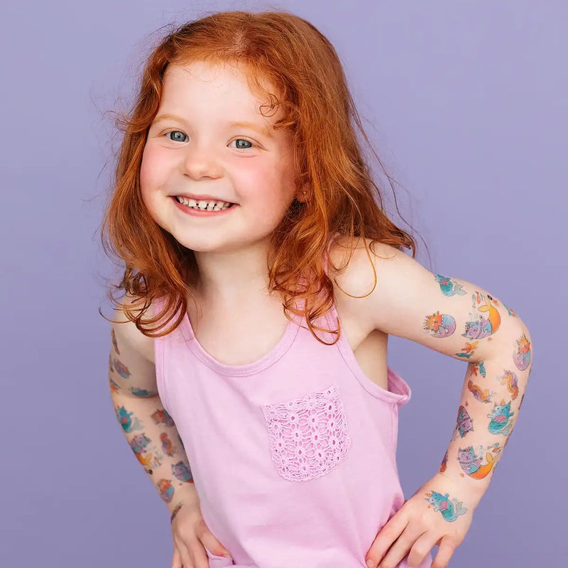 Tatouage temporaire | Les chatsirènes | Pico tatoo