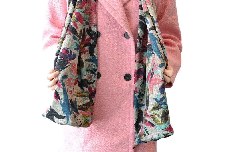 Foulard ouvert simple | Fleurs | BALUCHON