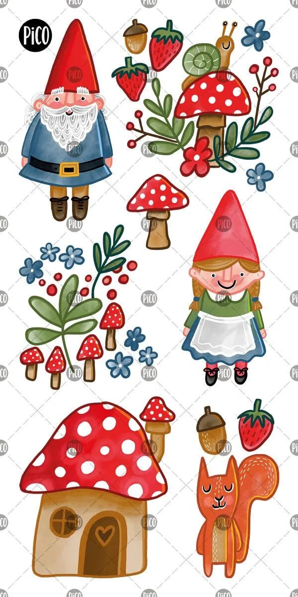 Tatouage temporaire | Les copains de jardin | Pico tatoo