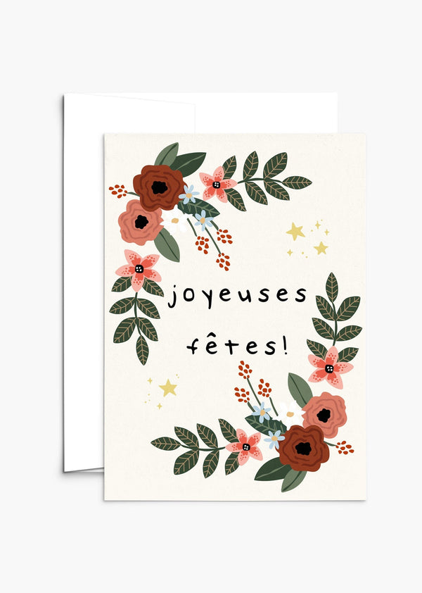 Carte de souhait | Joyeuse Fêtes | Mimi & August