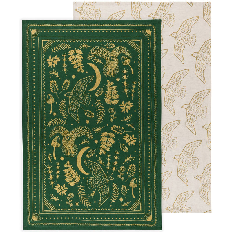 Linge à vaisselle coton et lin | Moonlit | Danica