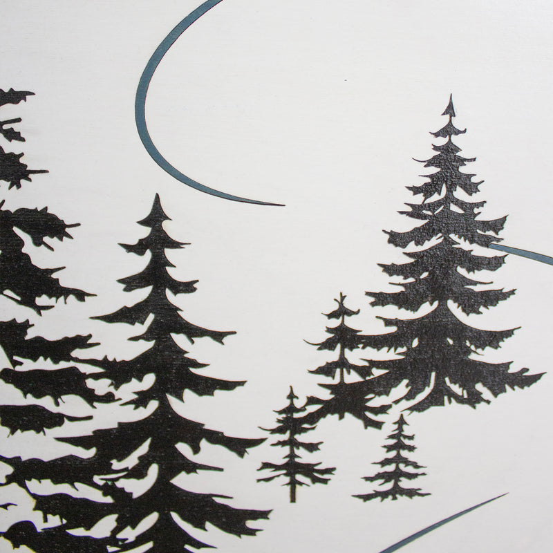 Tableau en bois La descente 04 | 15 1/2 X 30 | RDB Design