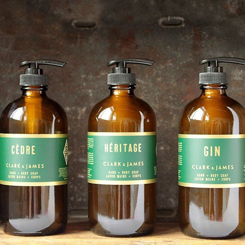 Savon liquide Clark and James | Cèdre | Dot & Lil
