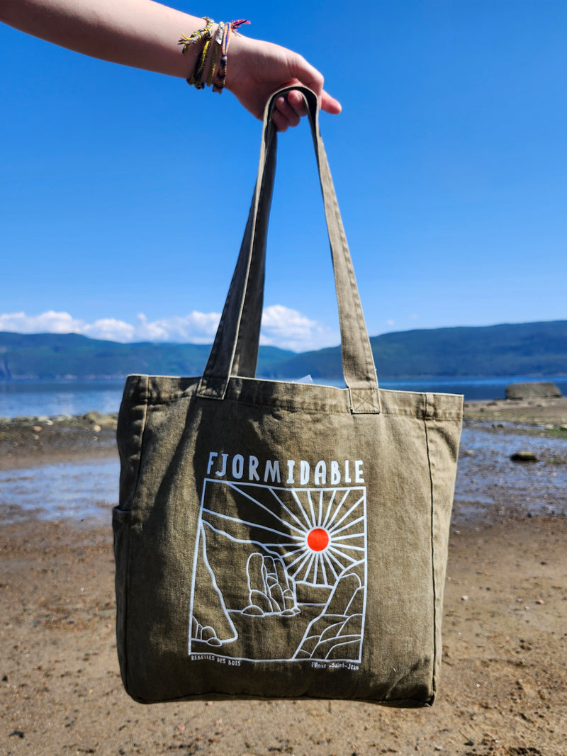 Sac de magasinage | Fjormidable 2 couleurs  | Rebelles des bois design