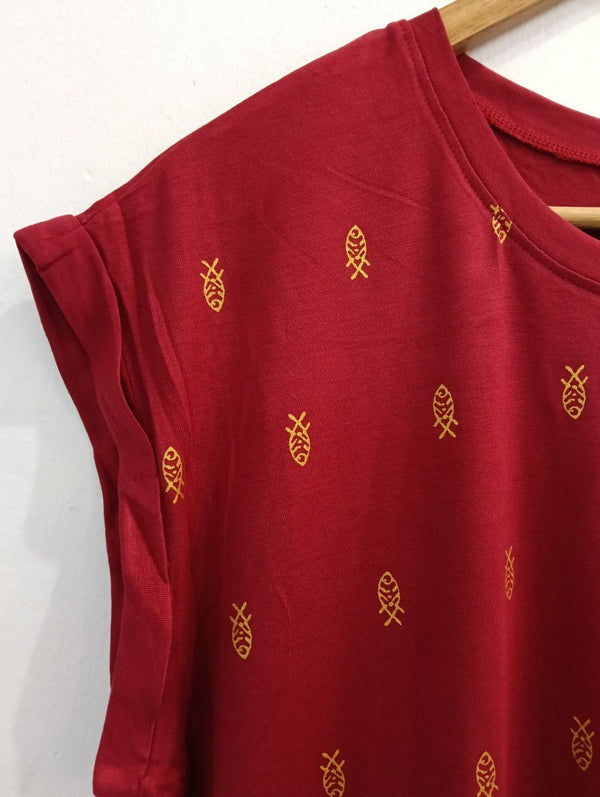 T-shirt Lily Cottony | Poisson | Soleil Soleil