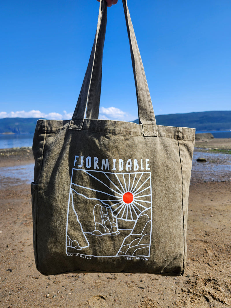 Sac de magasinage | Fjormidable 2 couleurs  | Rebelles des bois design