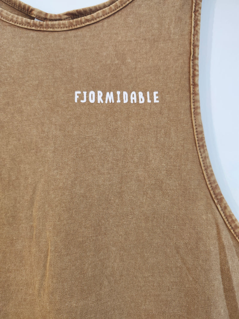 Cami délavé unisexe | Fjormidable | Lago