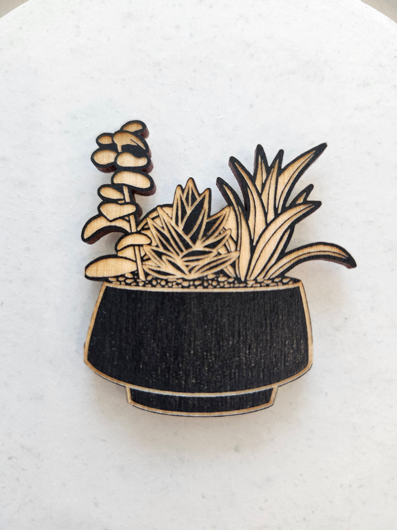 Aimant plantes mixtes | Rebelles des bois design