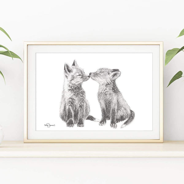 Illustration | adorable renard | Le Nid atelier