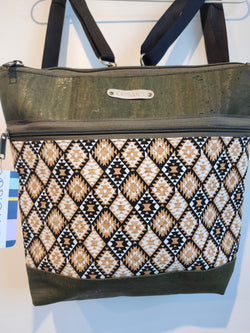 Sac Nini liège | Kaki aztec | Origamy
