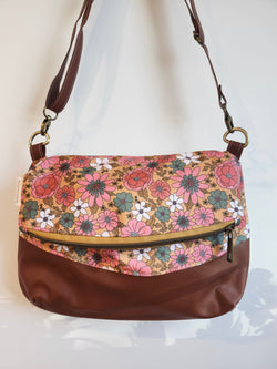 Sac Indri cuirette | Flower power | MademoiZèbre