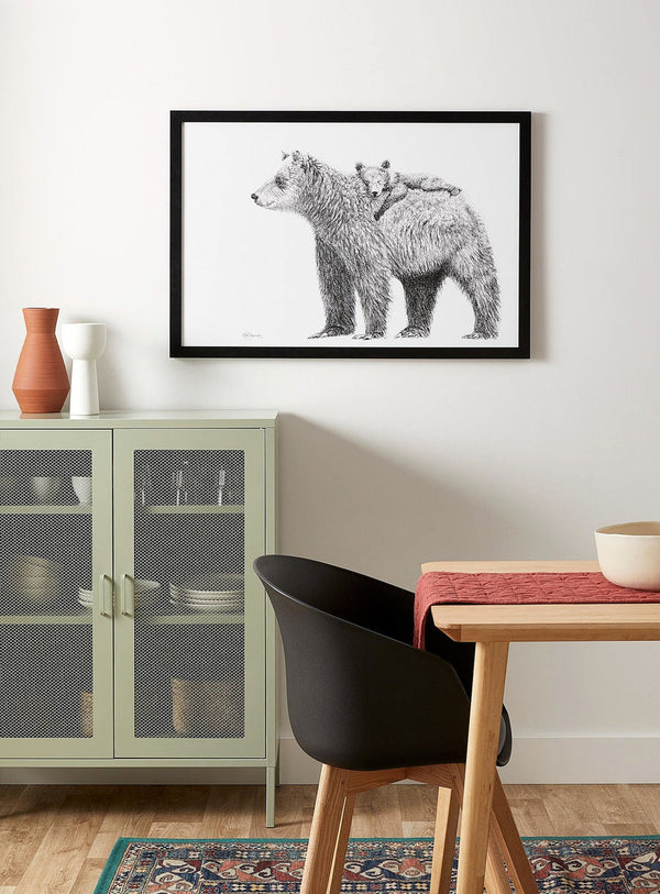 Illustration | Maman ours et son bébé | Le Nid atelier