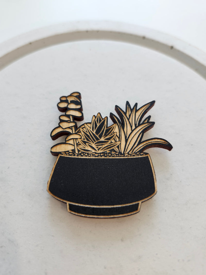Aimant plantes mixtes | Rebelles des bois design