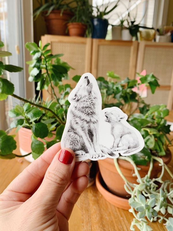 Autocollant | Loup | Le Nid atelier