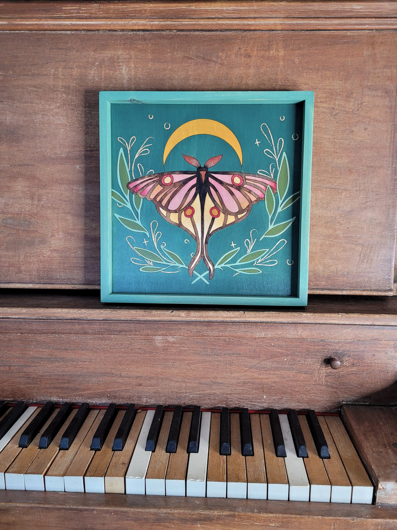 Tableau Papillon de nuit 03 | 12X12 | RDB Design
