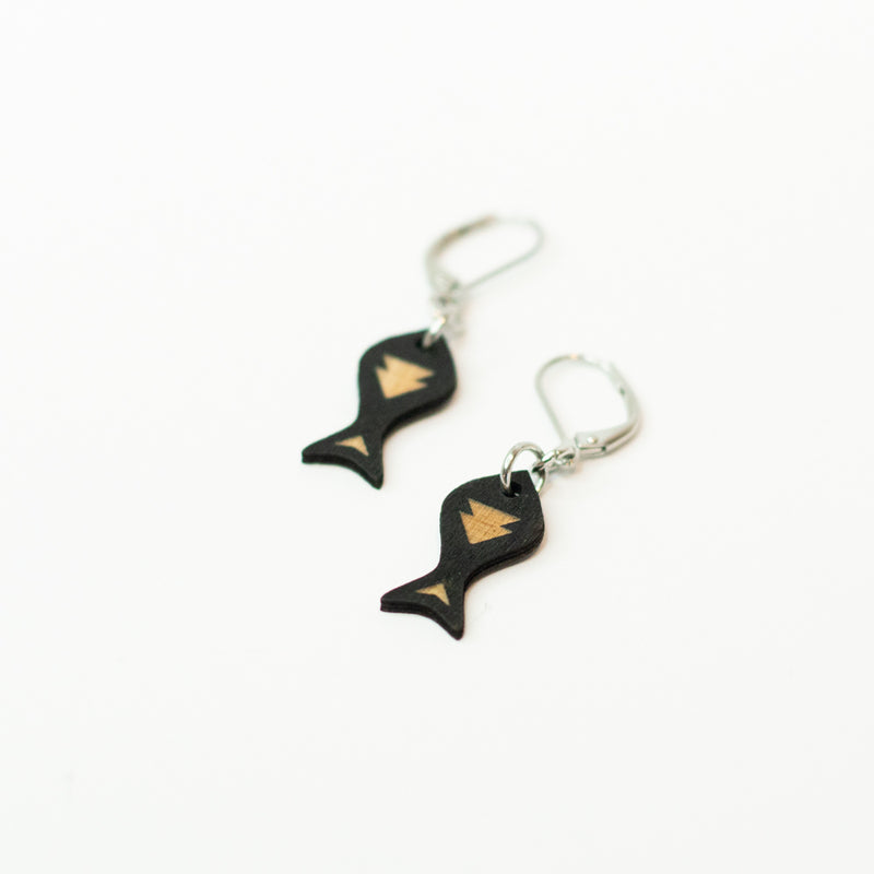 Boucles d'oreilles Alevin - Rebelles des bois