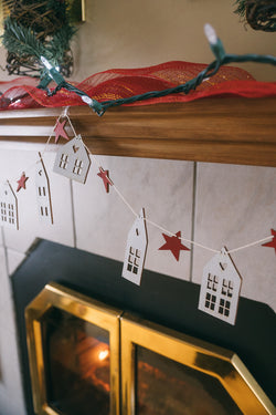 Guirlande Maison scandinave | Rebelles des bois design