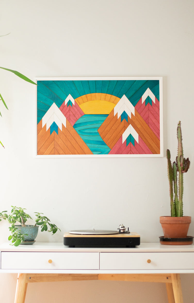 Tableau en bois Funky de nature | 19 X 30 1/2 | RDB Design