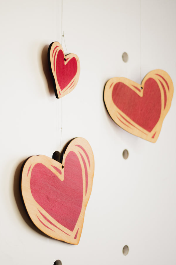 Coeur en bois déco | Rebelles des bois design