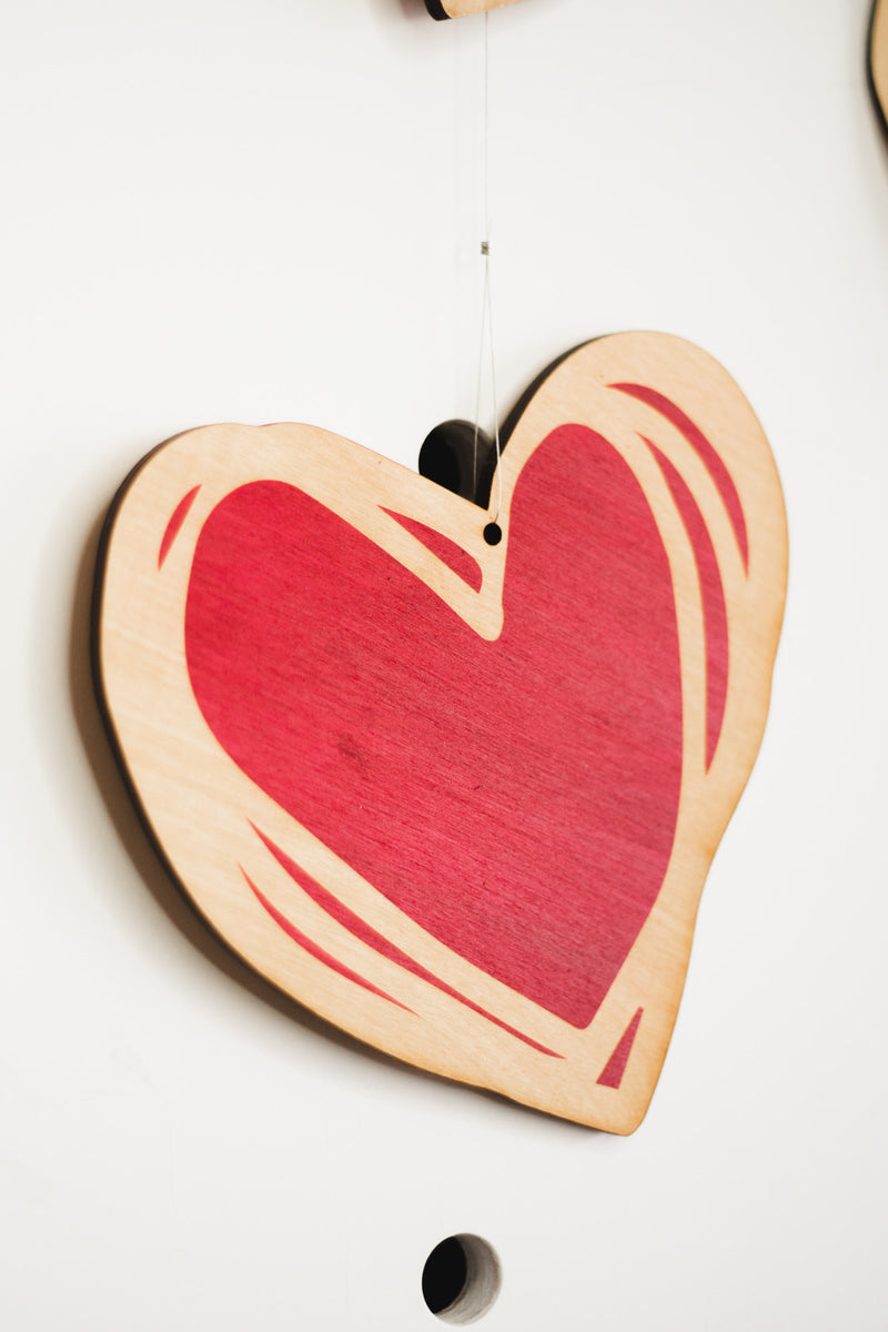 Coeur en bois déco | Rebelles des bois design