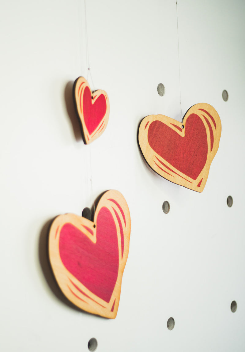 Coeur en bois déco | Rebelles des bois design