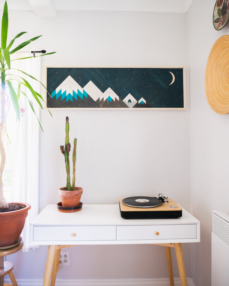 Tableau en bois Ciel étoilé 08 | 15 3/8 X 49 | RDB Design
