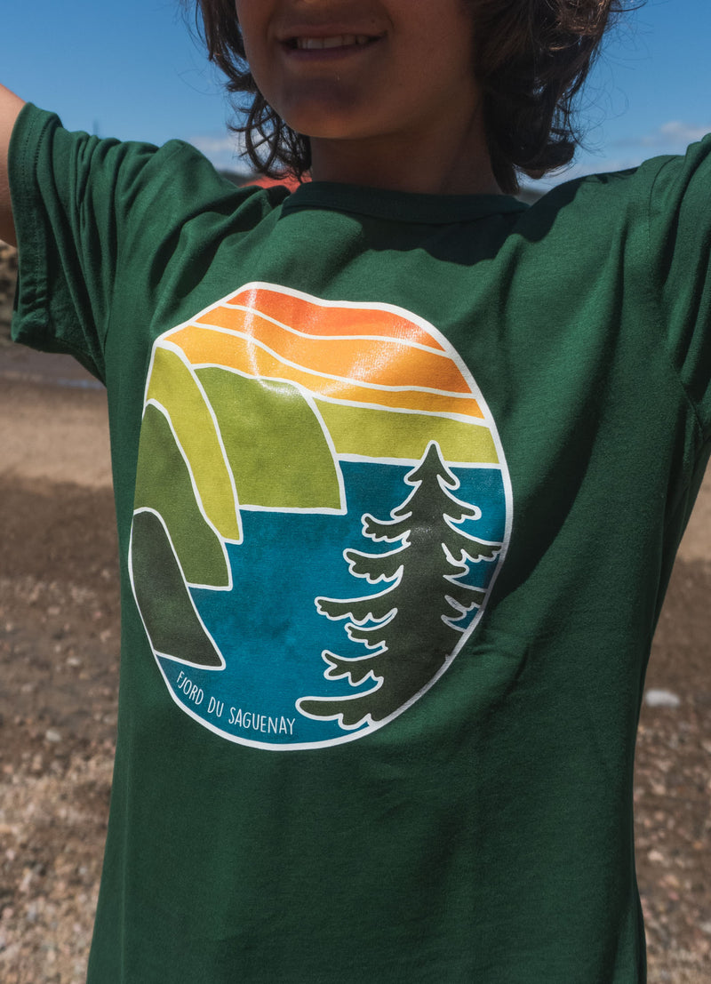 T-shirt maison | Fjord du Saguenay | Frëtt Design