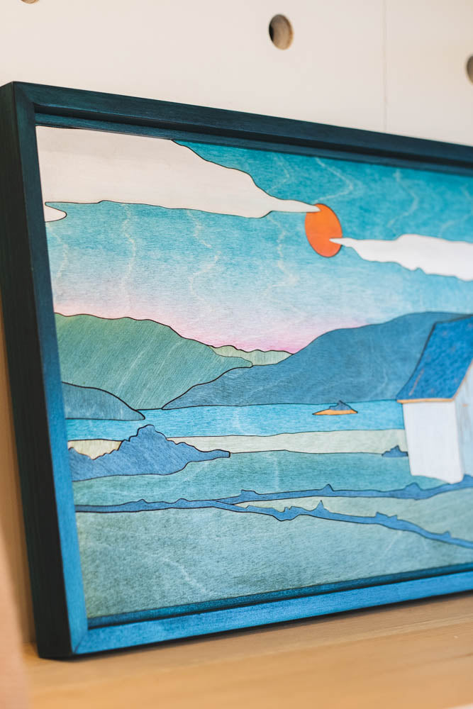 Tableau L'Anse-Saint-Jean 07 |12 X 23| RDB Design