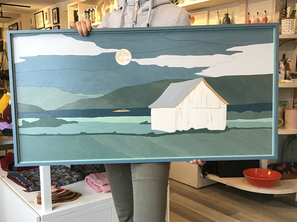 Tableau en bois L'Anse-Saint-Jean 13 | 21 X 41 | RDB Design