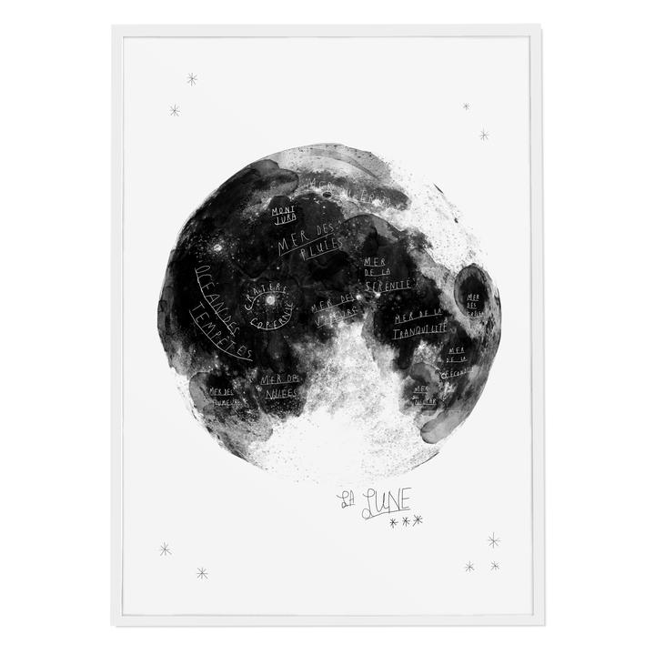 Illustration carte de la lune | BALTIC CLUB