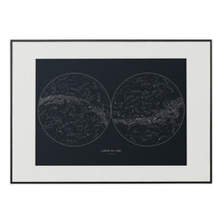 Illustration carte du ciel | 12" x 18" | Baltic club