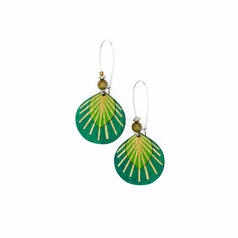 Boucles d'oreilles Papyrus - Rebelles des bois