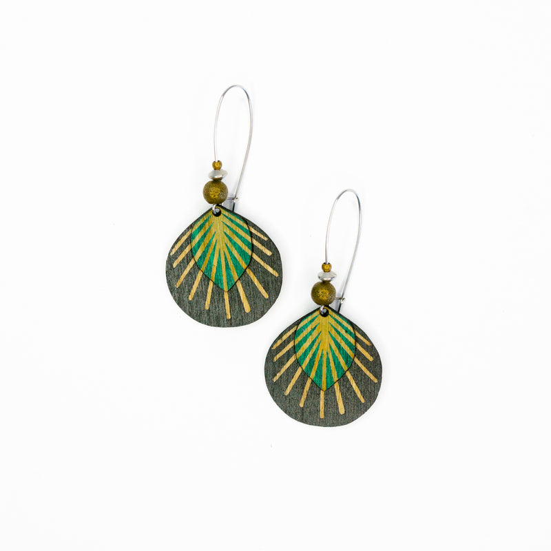 Boucles d'oreilles Papyrus - Rebelles des bois