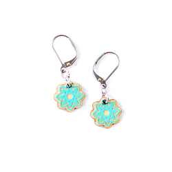 Boucles Mini Dahlia | FRIDA | Rebelles des bois